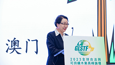 Ms. Qian Xiaoyu, Vice President of China Forest Products Industry Association, at She Power Meeting