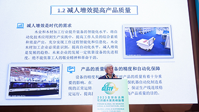 Sub-forum 3: Presentation by Mr. Ma Yan, Deputy Secretary General of China Forestry Machinery Association